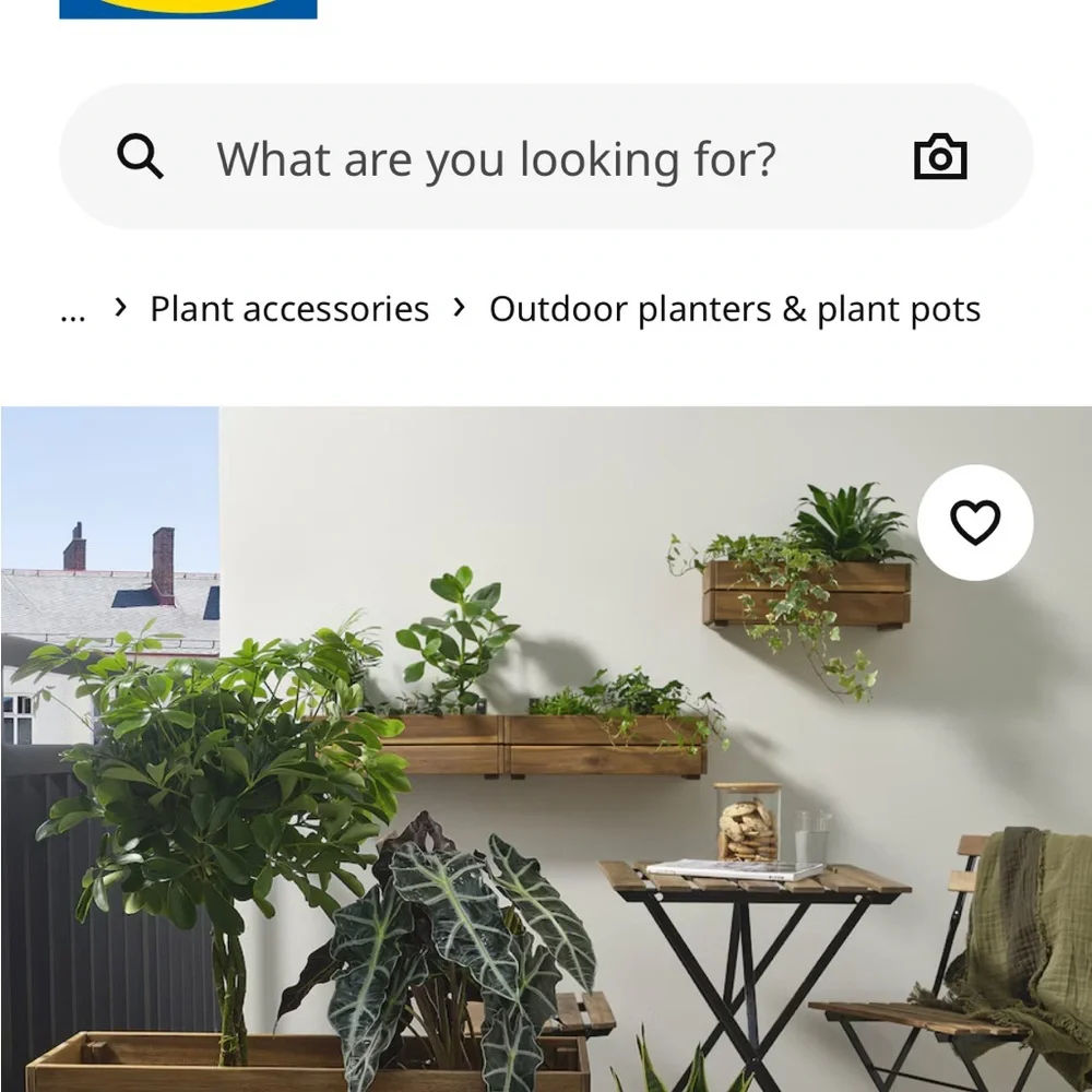 STJÄRNANIS Wooden Flower Box from IKEA - NEW!